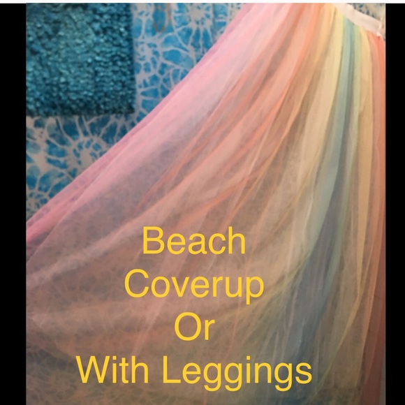 🌺Beach Coverup Wear or with Leggings - Picture 3 of 8